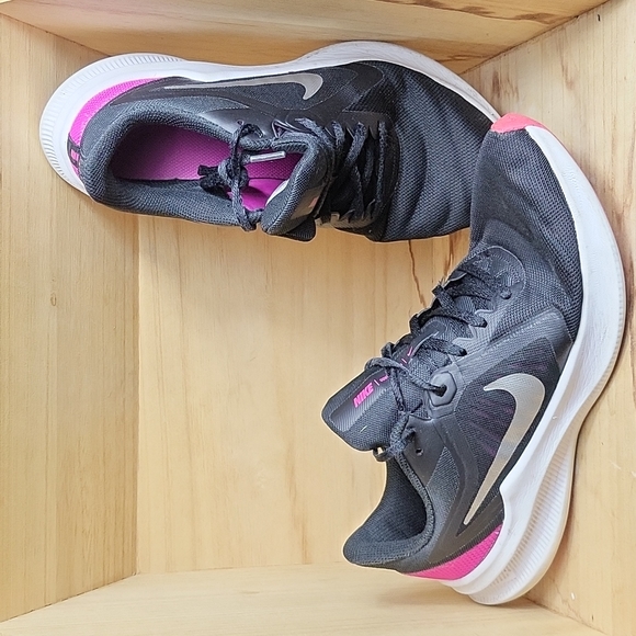 Nike Shoes Nike Downshifter Womens Black Pink Sneakers Poshmark